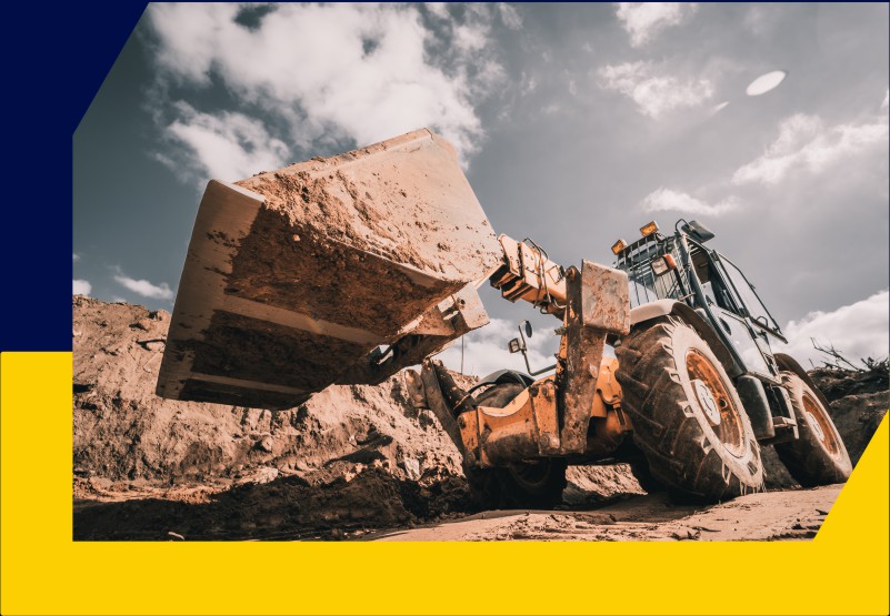 Trator de mineração